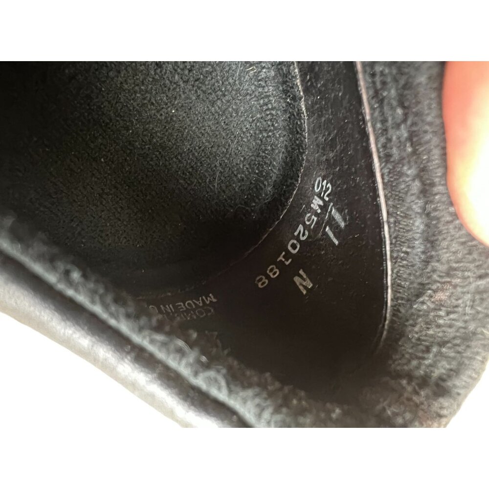 Munro Women's Black 11 N Leather Slip-On Shoes Wedge Heel Comfort Elastic &  Zip - Picture 4 of 8